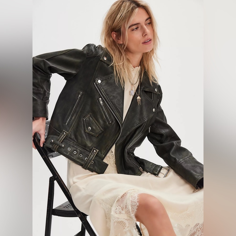 Timeless Classic Black Leather Moto Jacket
